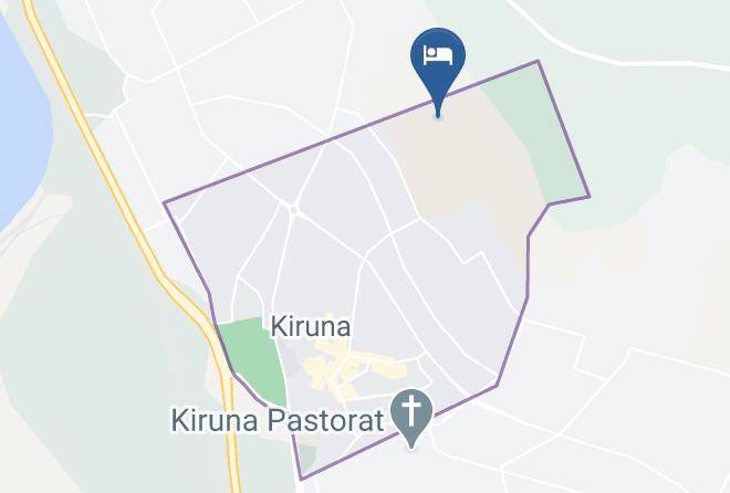 Stf Hotell & Vandrarhem Kiruna Map