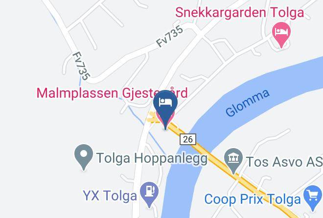 Tolga - Malmplassen Guest Maps