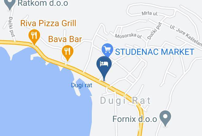 Dugi Rat - Malo Misto Maps