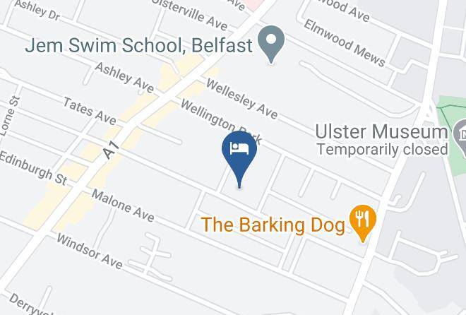 Belfast City - The Malone Hotel Maps