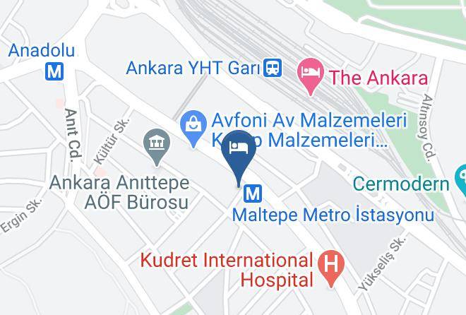 Cankaya - Maltepe 2000 Hotel Maps