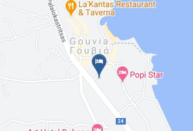 Kerkira - Maltezos Hotel Maps