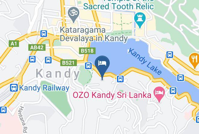 Kandy - Malwatta Pilgrims Rest Maps