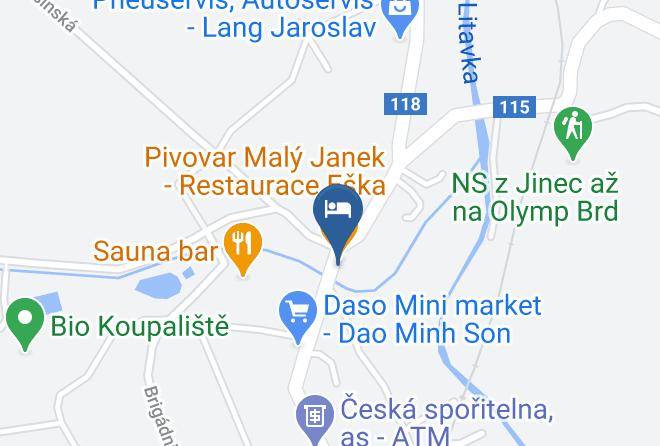 Pribram - Maly Janek Pivovar Restaurace Penzion Maps