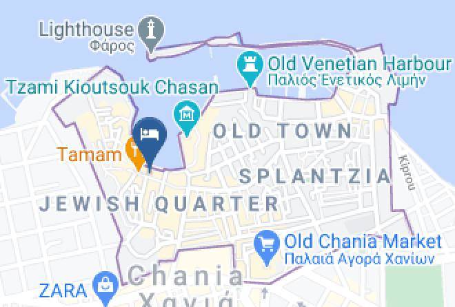 Khania - Mama Nena Charming Hotel Maps