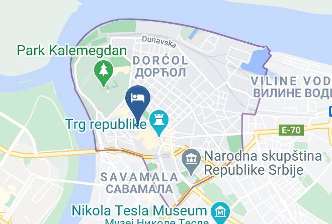 Belgrade City - Hotel Mama Shelter Belgrade Maps