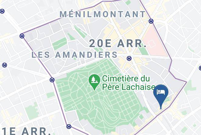 Paris - Mama Shelter Paris East Maps