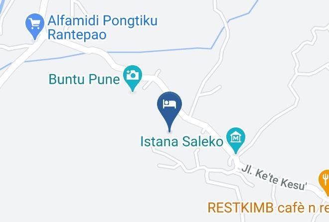 Tana Toraja Regency - Mama Tia Family Homestay Maps