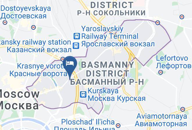 Moscow - Mamaison All Suites Spa Pokrovka Hotel Maps