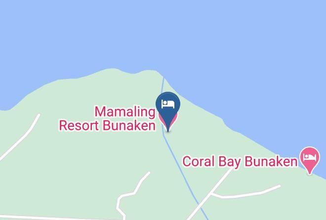 Kota Manado - Mamaling Resort Bunaken Maps