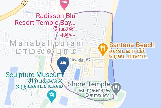 Mamallapuram - Mamalla Inn Maps