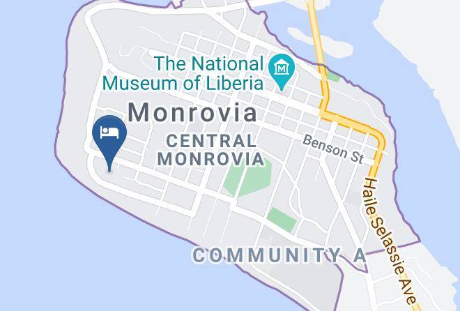 Greater Monrovia - Mamba Point Hotel Maps