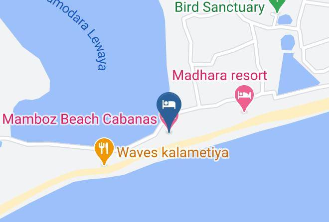 Galle - Mamboz Beach Cabanas Maps