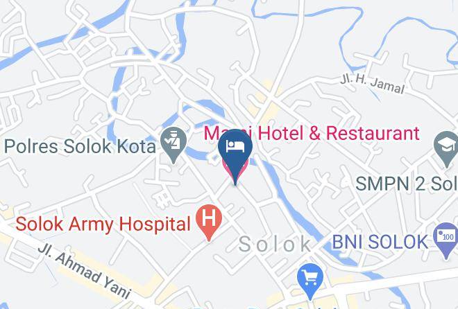 Kota Solok - Mami Hotel & Restaurant Maps
