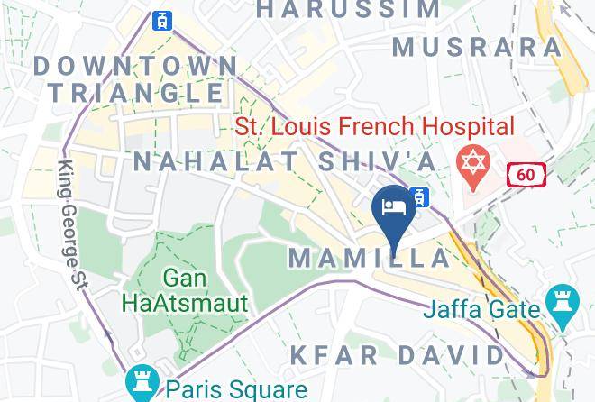 Jerusalem - Mamilla Hotel Maps