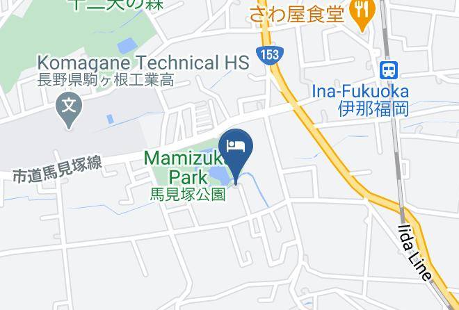 Komagane City - Mamizuka Inn Maps