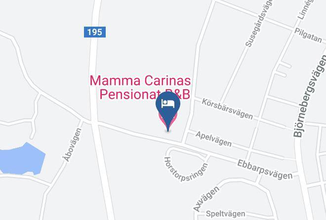 Jonkoping - Mamma Carinas Pensionat B&b Maps