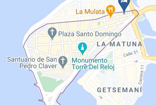 Cartagena De Indias - Mamma Hotel Boutique Maps