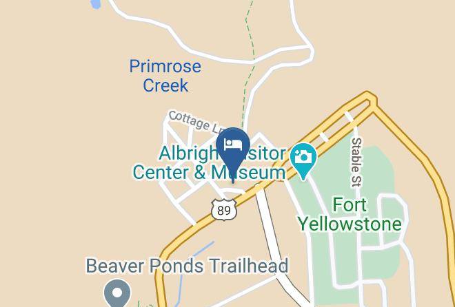 Park - Mammoth Hot Springs Hotel & Cabins Maps