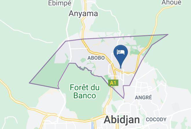 Abidjan - Mamphouet Hotel Maps