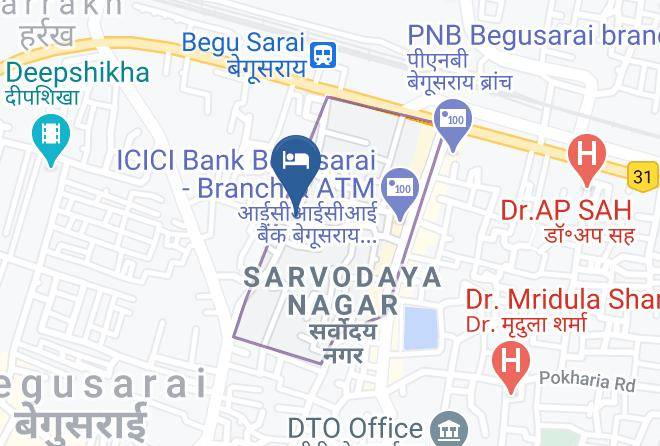 Begusarai - Mamta Hotel Maps