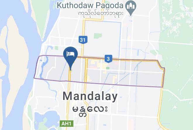 Chanayetharzan - Man Shwe Li Hotel Maps