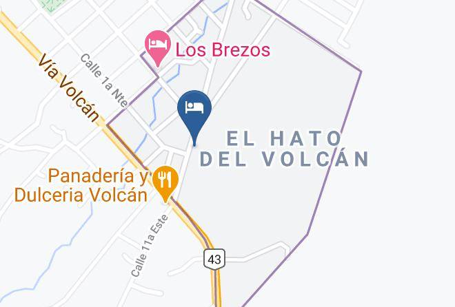 Bugaba - Mana And Volcan Lodge Maps