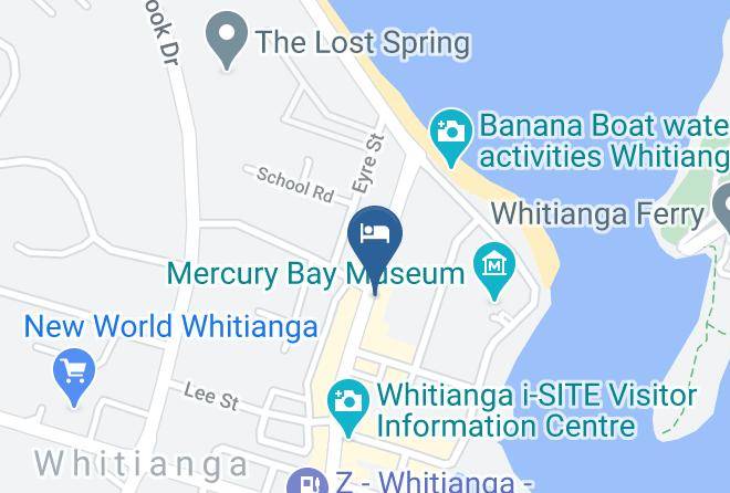 Thames Coromandel - Mana Nui Motel Maps