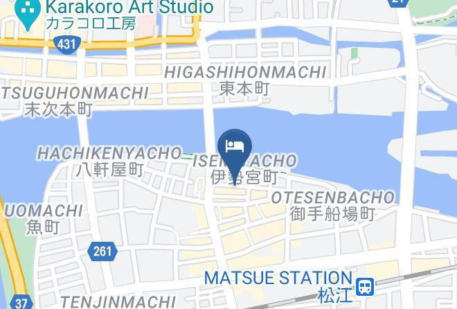 Matsue City - Manabi Stay Matsue Maps