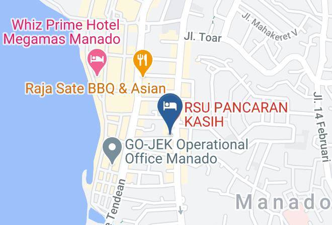 Kota Manado - Manado Inn Hotel Maps