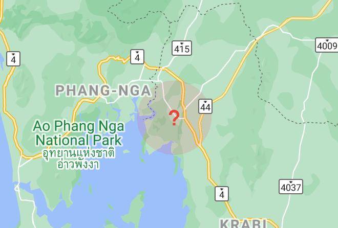 Amphoe Ao Luek - Mananchaya Resort Maps