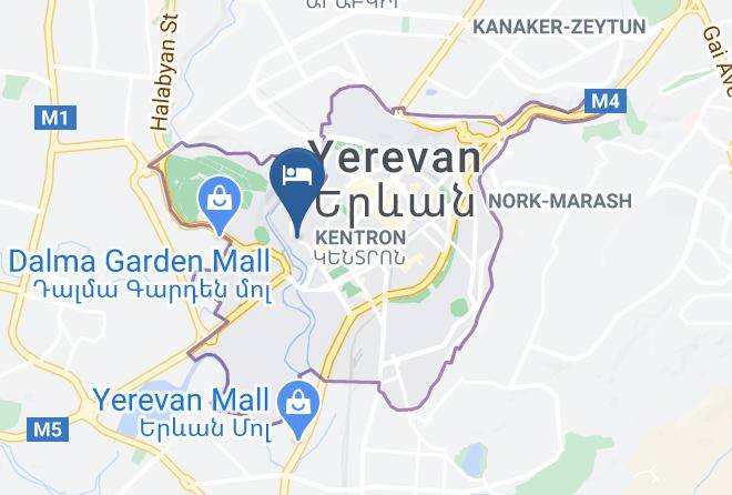 Yerevan - Manand Hotel Maps