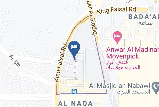 Medina - Manarat Al Aqsa Hotel Maps