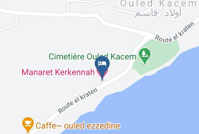 Tunisia - Manaret Kerkennah Maps