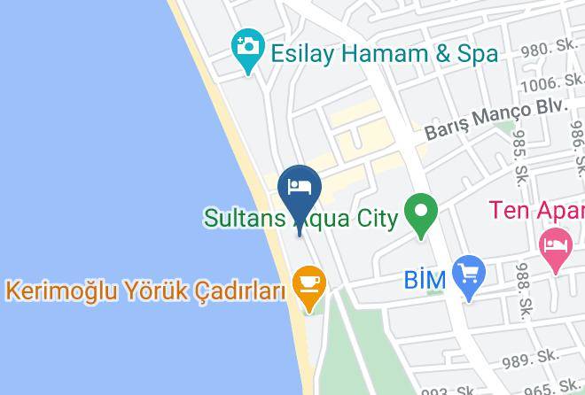 Fethiye - Makri Beach Hotel Maps