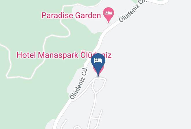 Fethiye - Hotel Manaspark Oludeniz Maps