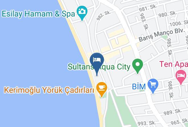 Fethiye - Manaspark Hotel Maps