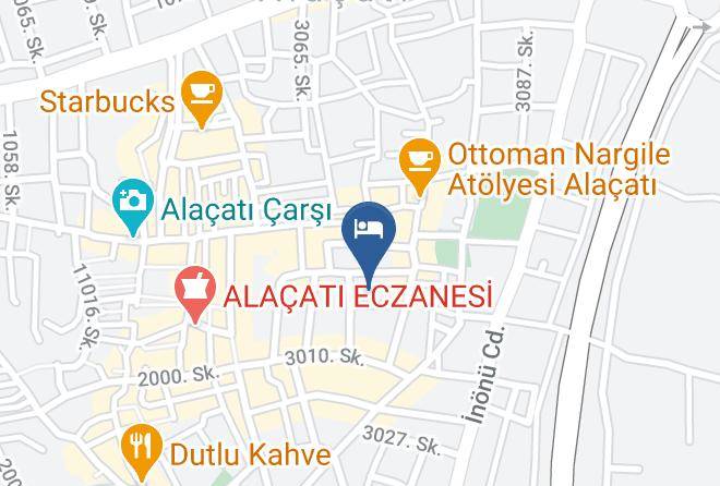 Cesme - Manastir Alacati Butik Otel Maps