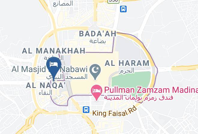 Medina - Manazel Alfalah Hotel Maps