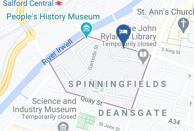 Greater Manchester - Manchester Hall Maps