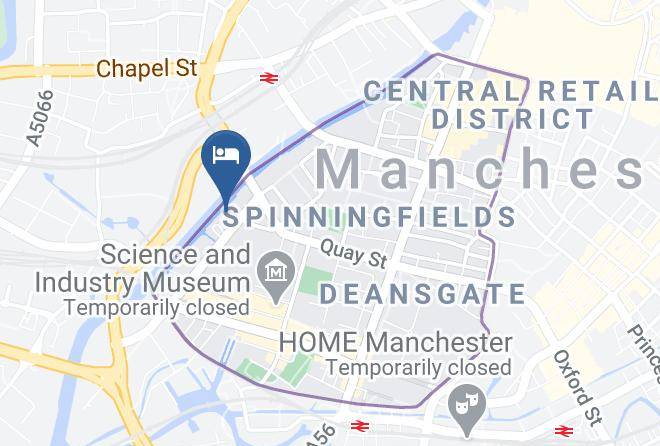 Greater Manchester - Manchester Marriott Victoria & Albert Hotel Maps
