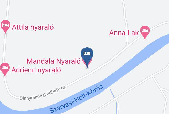 Bekesszentandras - Mandala Nyaralo Maps