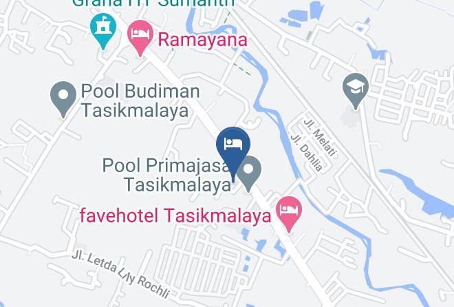 Kota Tasikmalaya - Mandalawangi Hotel Maps
