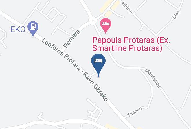 Cyprus - Mandalena Hotel Apts Maps