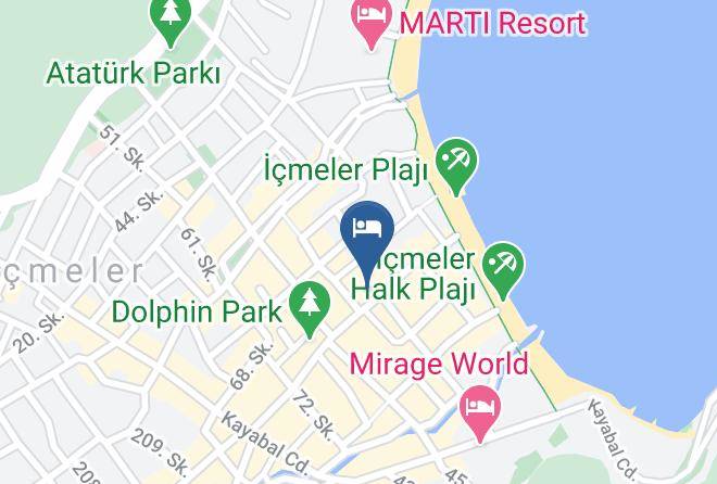 Marmaris - Mandalin Otel Maps