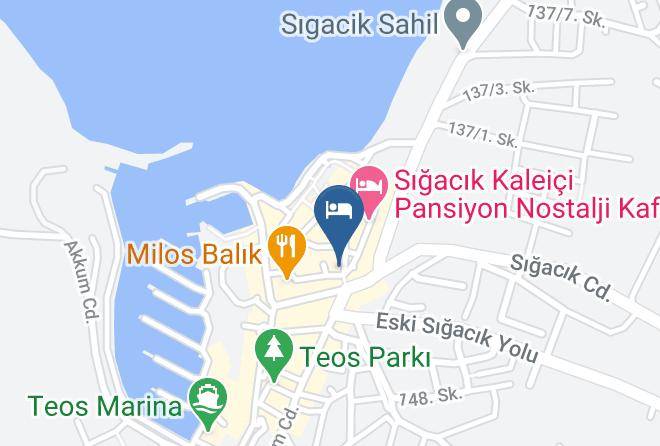 Seferihisar - Mandalin Pansiyon & Cafe Maps