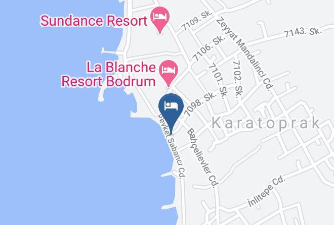 Bodrum - Mandalinci Butik Otel Maps