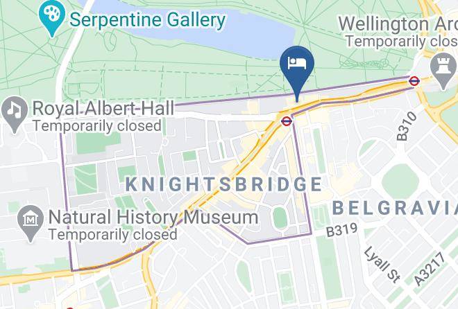 Mandarin Oriental Hyde Park London Map