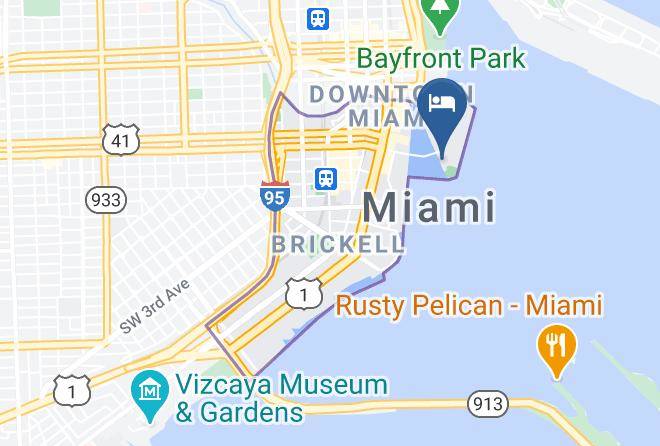 Miami Dade - Mandarin Oriental Miami Maps