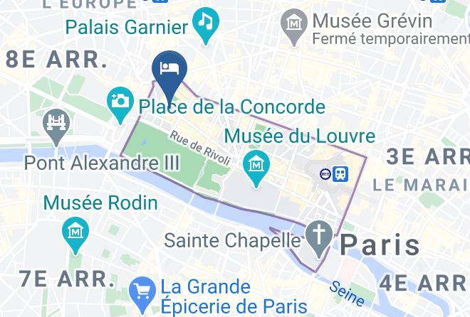 Paris - Hotel Mandarin Oriental Paris Maps